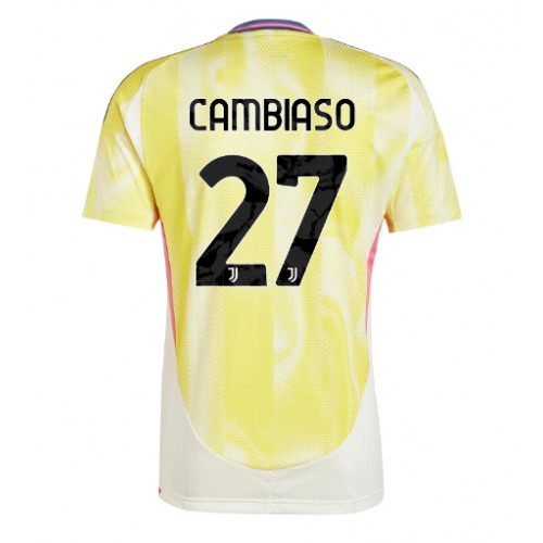 Pánský Fotbalový dres Juventus Andrea Cambiaso #27 2024-25 Venkovní Krátký Rukáv